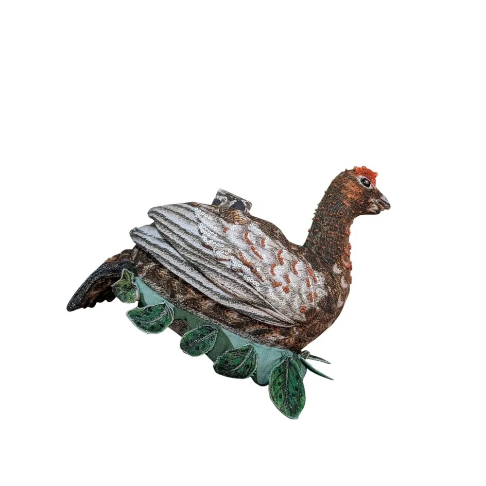 John Derian Target 2025 Fall Shaped Beaded Grouse 16